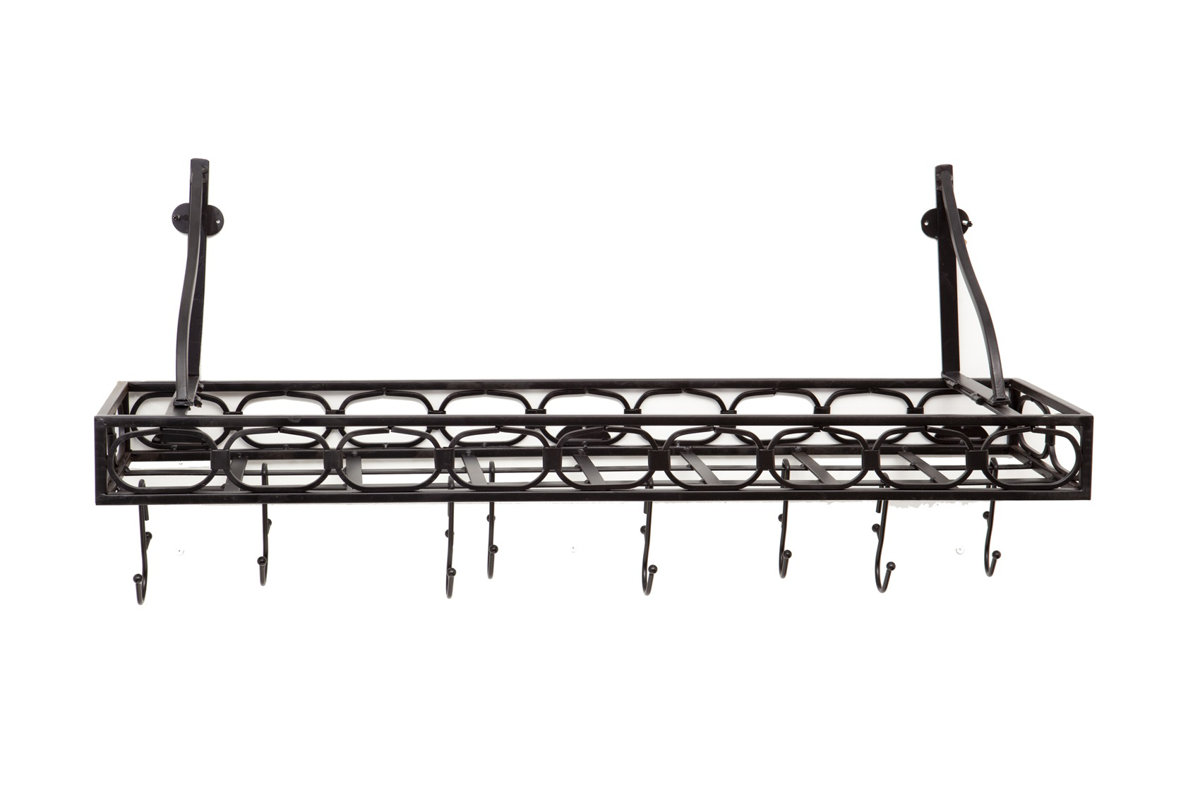 Old Dutch Wall Mounted Bookshelf Pot Rack & Reviews Wayfair